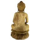 62cm Holzbuddha Buddha Natur Holz Handarbeit Meditation Betender