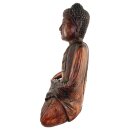 60cm Holzbuddha Buddha Braun Holz Handarbeit Meditation Betender