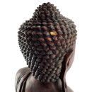 60cm Holzbuddha Buddha Braun Holz Handarbeit Meditation Betender