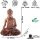 60cm Holzbuddha Buddha Braun Holz Handarbeit Meditation Betender