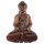 60cm Holzbuddha Buddha Braun Holz Handarbeit Betender Vitarka Mudra