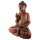 60cm Holzbuddha Buddha Braun Holz Handarbeit Betender Vitarka Mudra