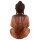 60cm Holzbuddha Buddha Braun Holz Handarbeit Betender Vitarka Mudra