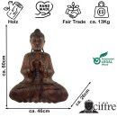 60cm Holzbuddha Buddha Braun Holz Handarbeit Meditation...