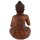 60cm Holzbuddha Buddha Braun Holz Handarbeit Betender Abhaya Mudra