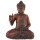 60cm Holzbuddha Buddha Braun Holz Handarbeit Betender Abhaya Mudra