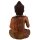 60cm Holzbuddha Buddha Braun Holz Handarbeit Betender Abhaya Mudra