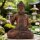 60cm Holzbuddha Buddha Braun Holz Handarbeit Betender Abhaya Mudra